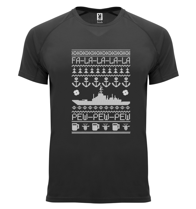 Load image into Gallery viewer, Breathable Tactical Xmas T Navy
