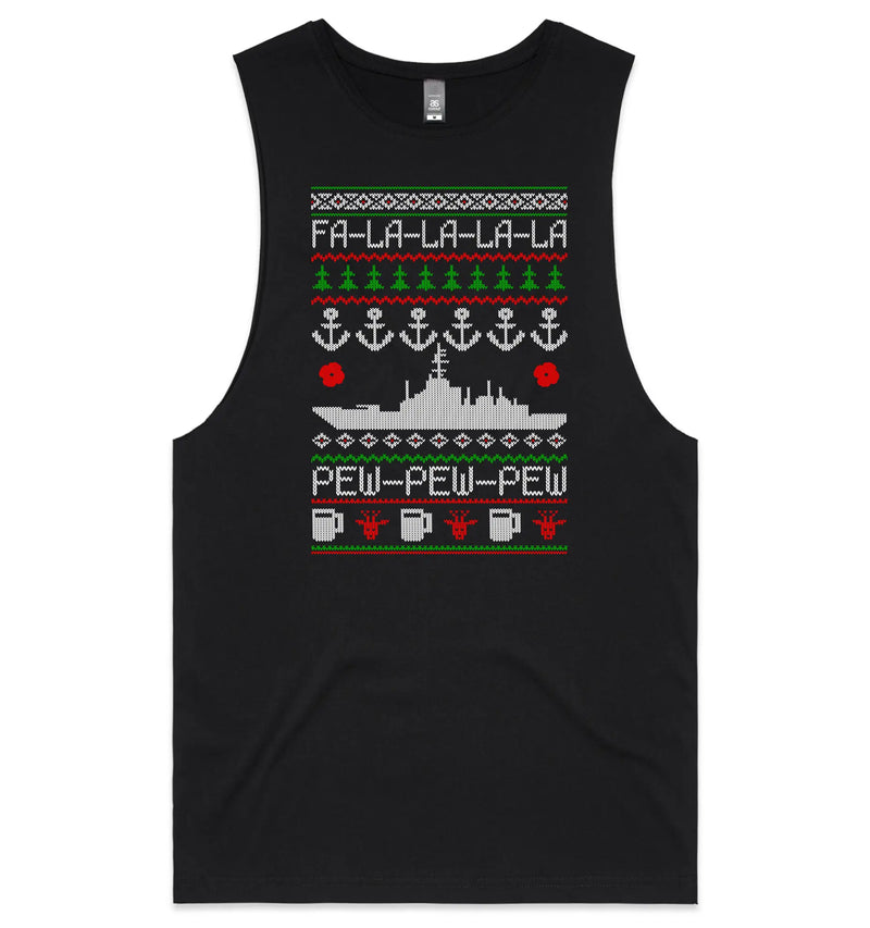 Load image into Gallery viewer, Tactical Xmas Tank T Navy - Tactical Stubby Coolers
