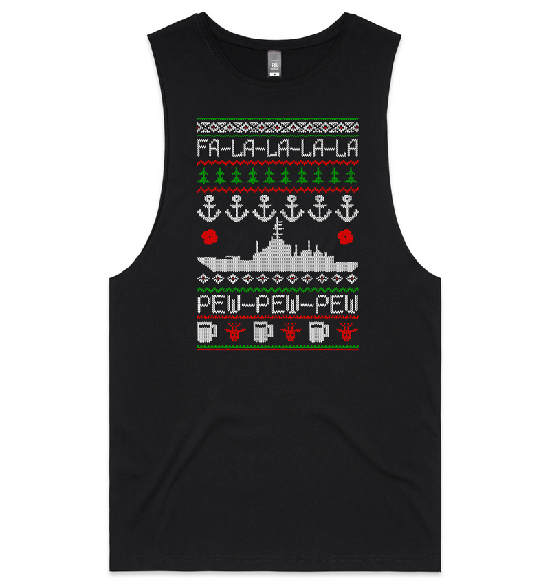 Load image into Gallery viewer, Tactical Xmas Tank T Navy
