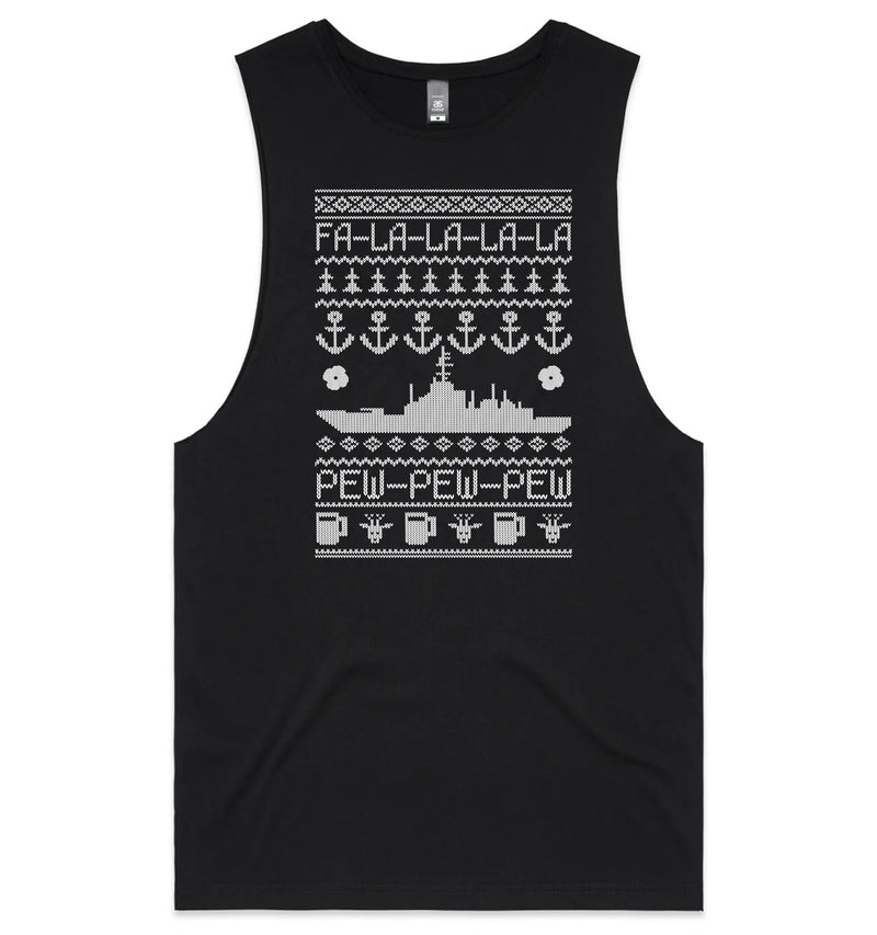 Load image into Gallery viewer, Tactical Xmas Tank T Navy - Tactical Stubby Coolers
