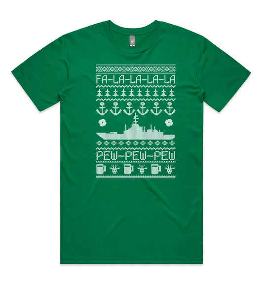 Tactical Xmas T Navy - Tactical Stubby Coolers
