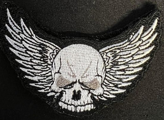 Small Skull w/ Wings - Patch